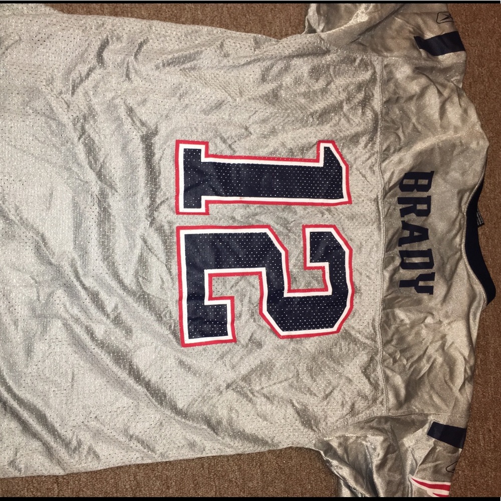 Reebok Patriots Tom Brady Youth XL Jersey